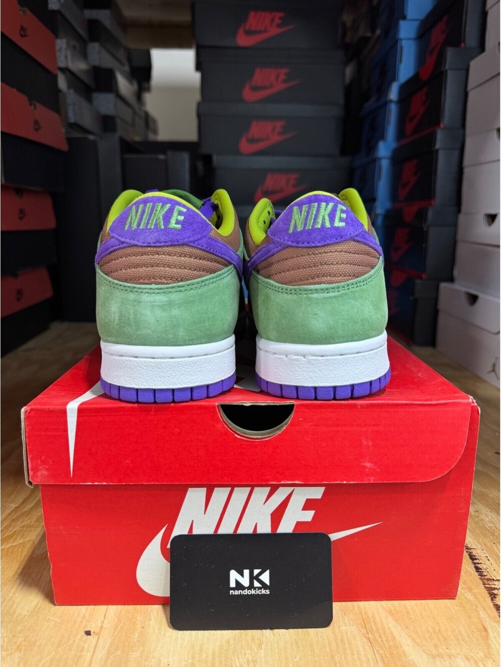 Nike Dunk Low SP Retro 'Veneer' DA1469-200 2020 MENS SIZE 9.5 - Picture 2 of 5